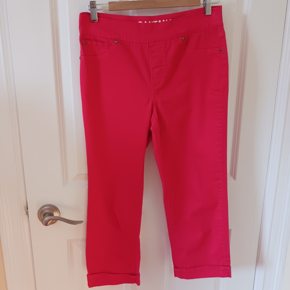 Red Sanatana Capris